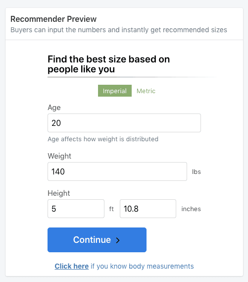 How to set up an apparel size recommender to lower returns 