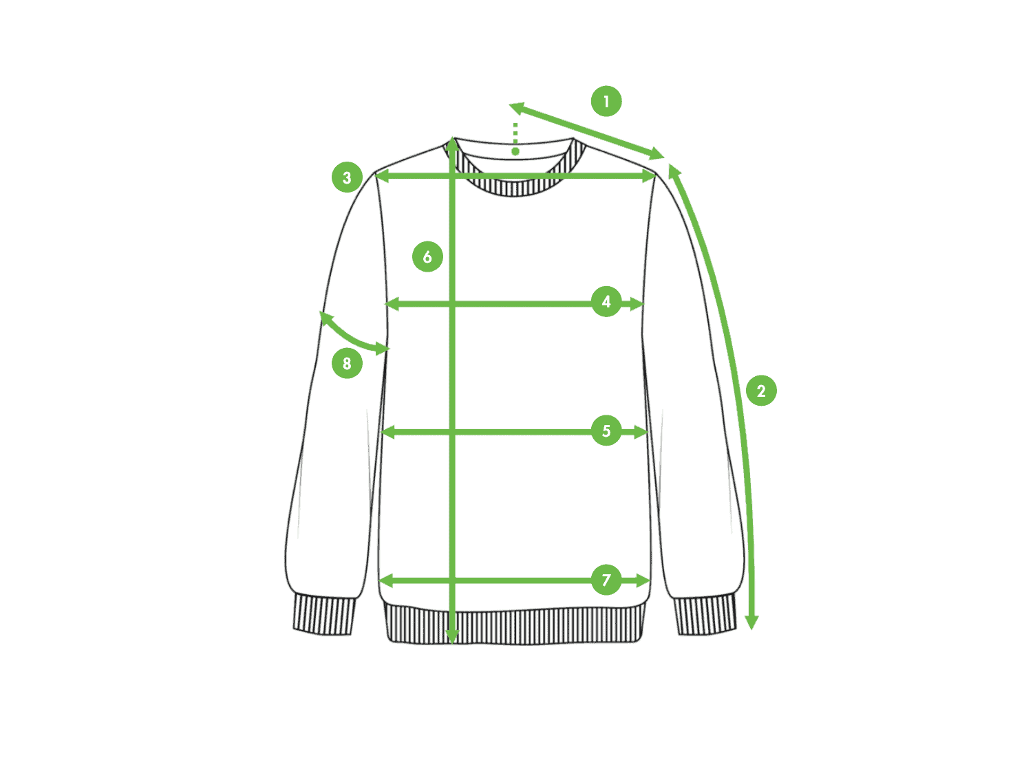 How to Measure a Sweatshirt 2