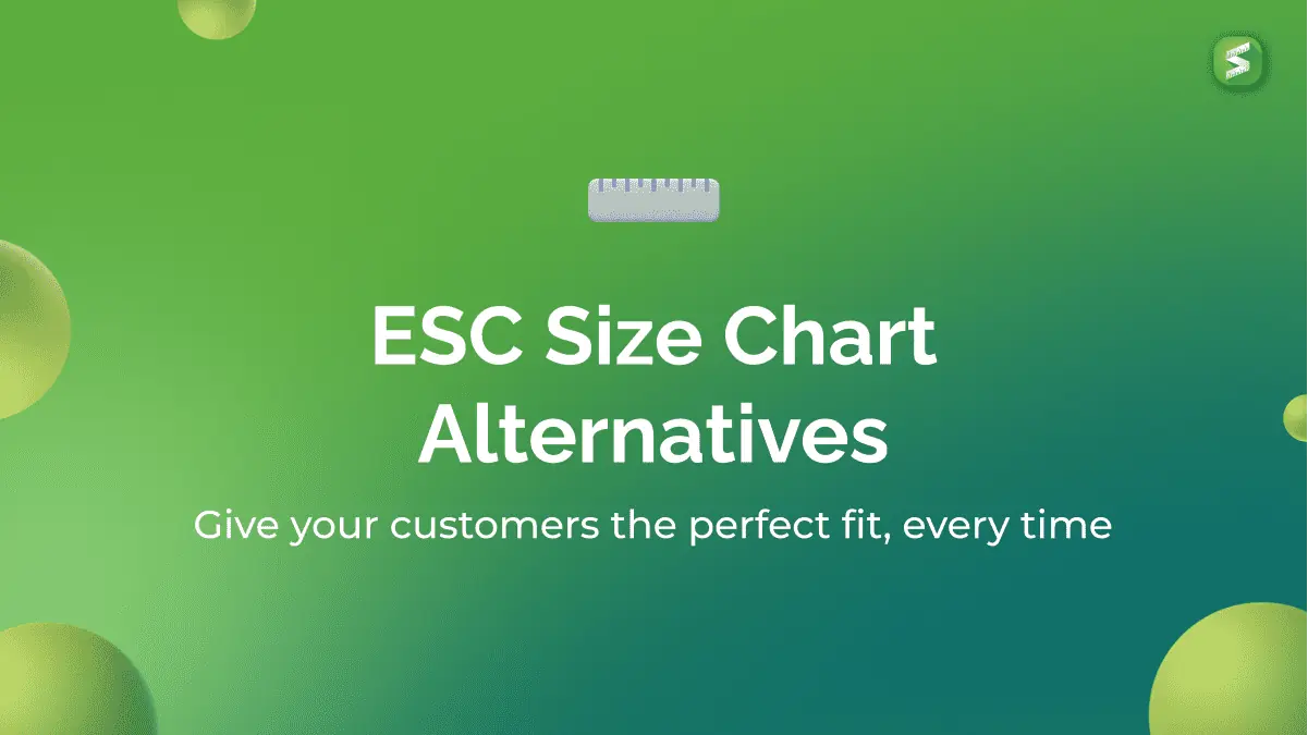 ESC Size Chart Alternatives 1