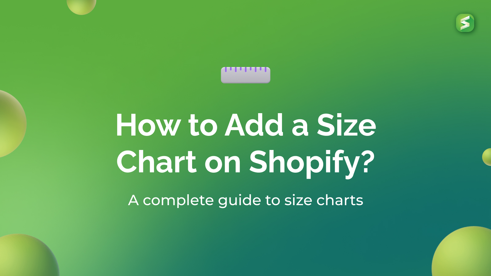 How to Add a Size Chart on Shopify