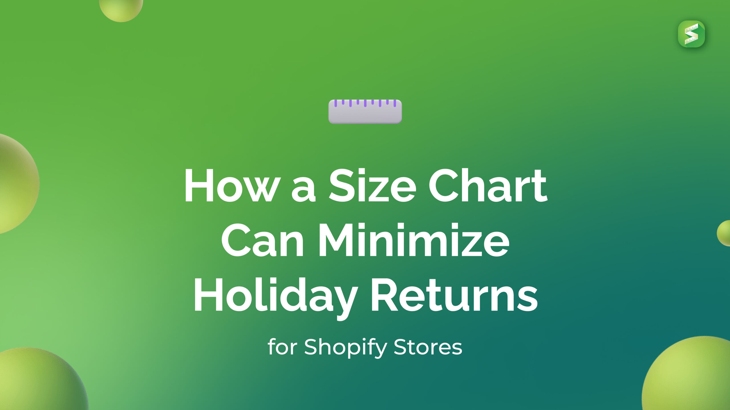 How a Size Chart Can Minimize Holiday Returns for Shopify Stores