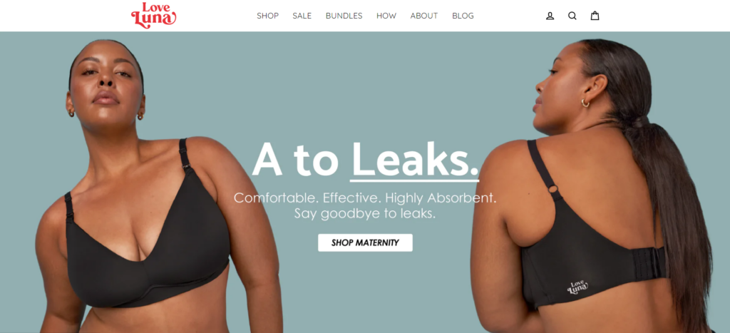 Great examples of Shopify clothing stores.